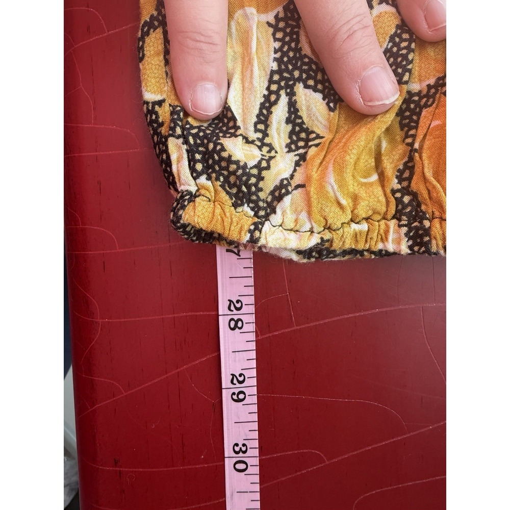 Earthbound Trading Company Harem Boho Pants Womens Small Colorful Hippie Baggy - Picture 9 of 13